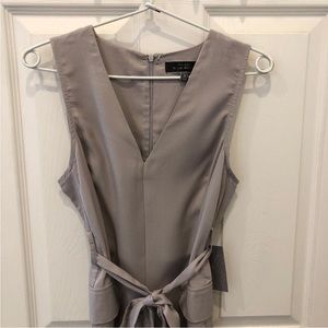 Beautiful Blue blush sleeveless jumpsuit